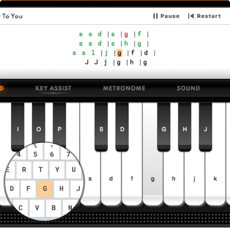 top virtual piano sheets