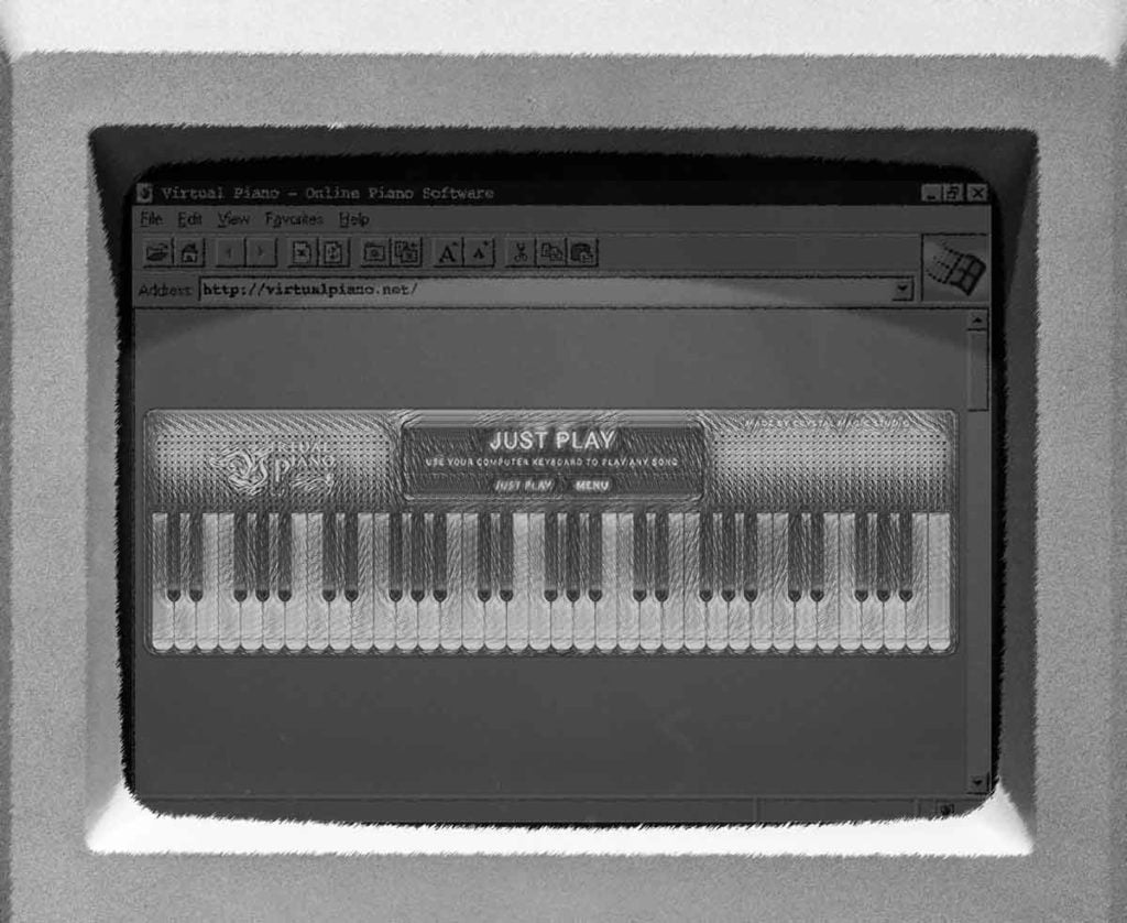 Piano Virtual, Tocar piano online