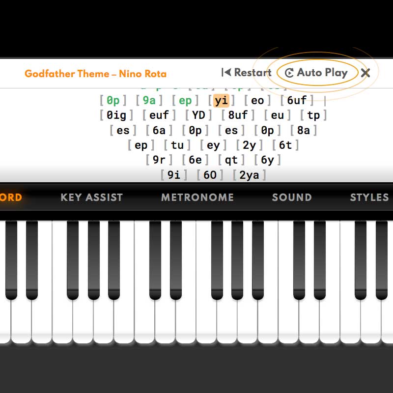 playable virtual piano