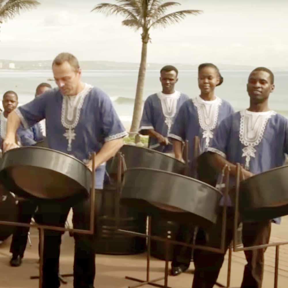 caribbean steel pan drum