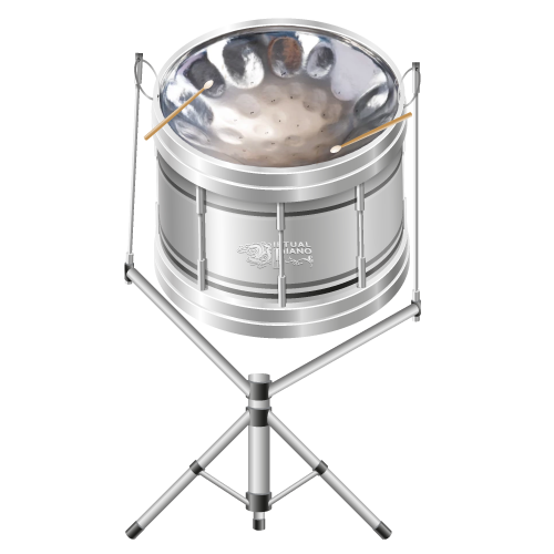 3D Model: Musical Instruments - Steel Pan Drum - Twinkl