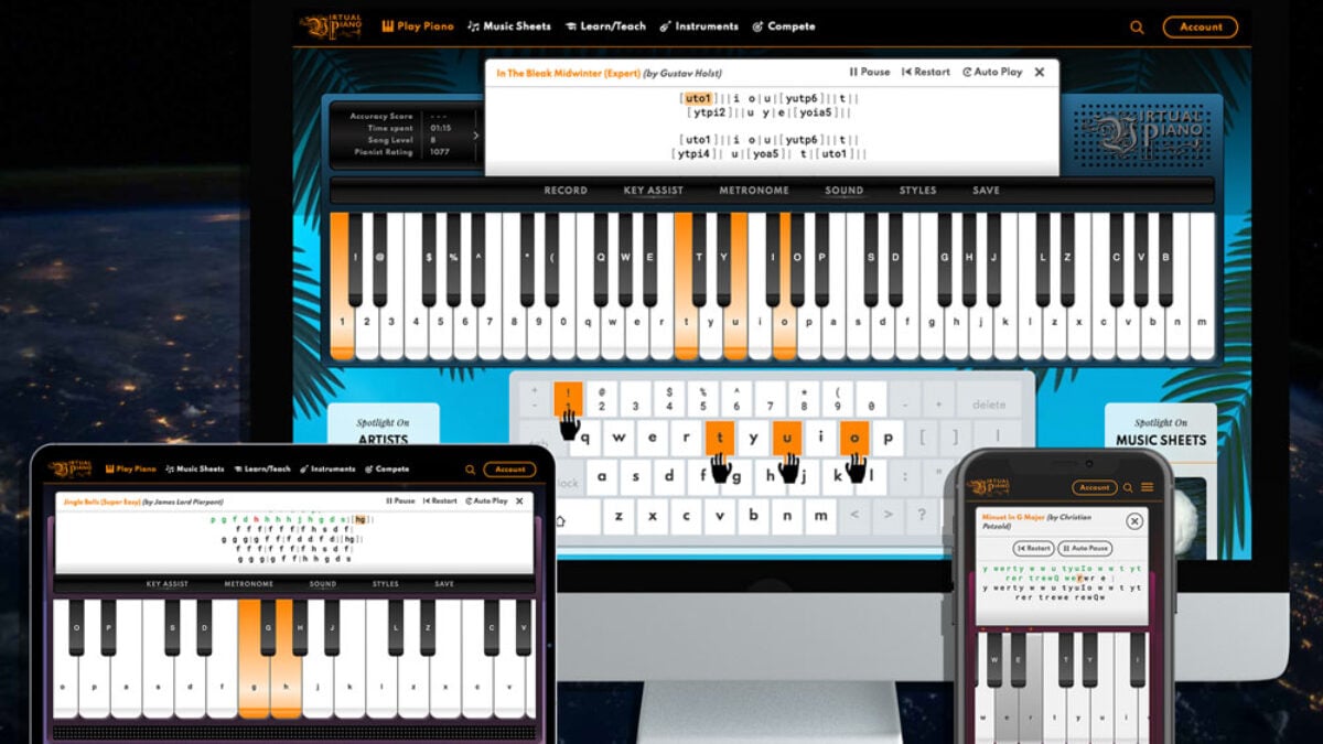 A Consuming Experience: Online virtual piano keyboards: free way