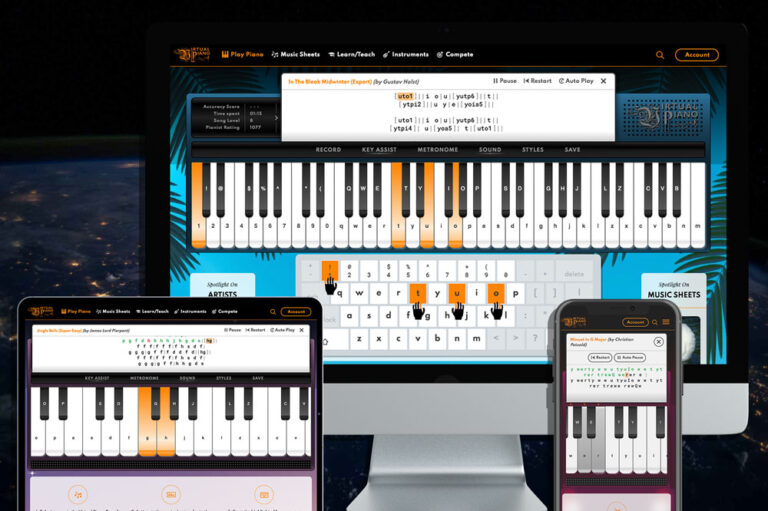 About Virtual Piano The Most Widely Used Virtual Piano Keyboard