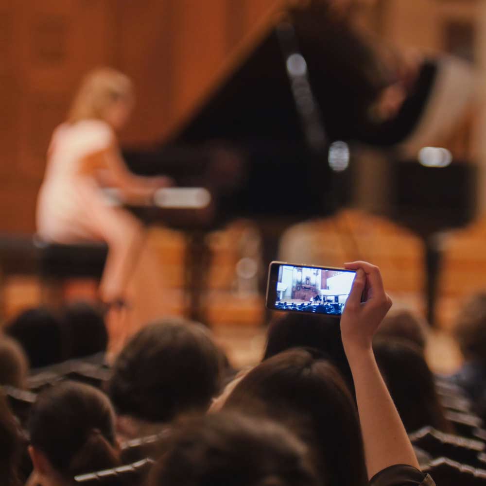 pianist on stage